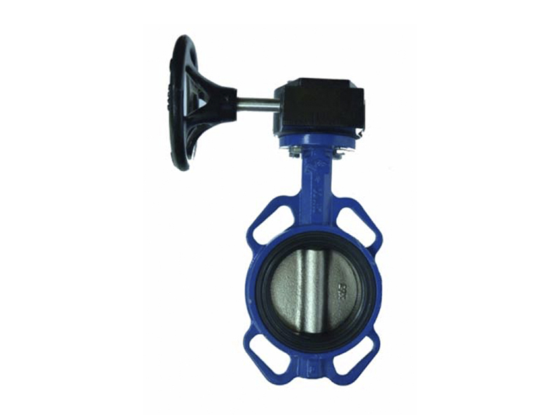 VÁLVULA MARIPOSA WAFER DISCO ACERO INOX C/REDUCTOR